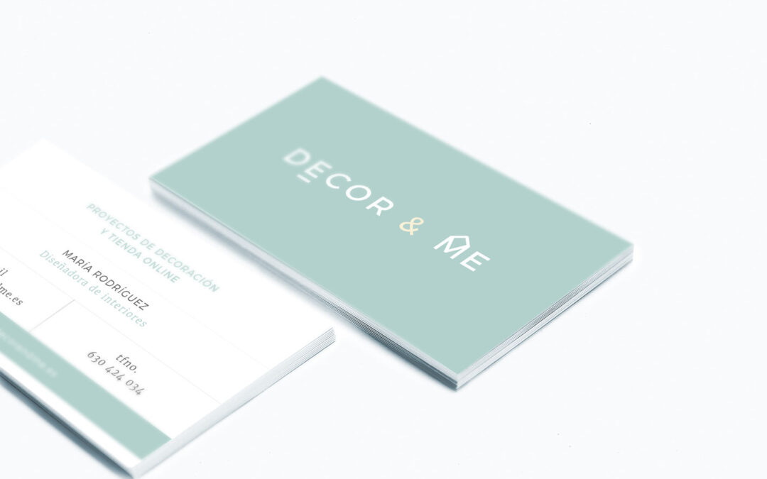 Decor & me: diseño de logotipo