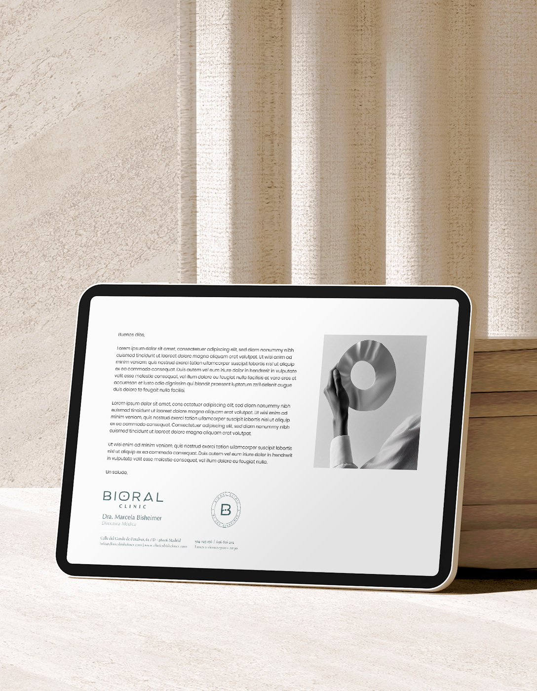 identidad visual para clínica dental Bioral Clinic